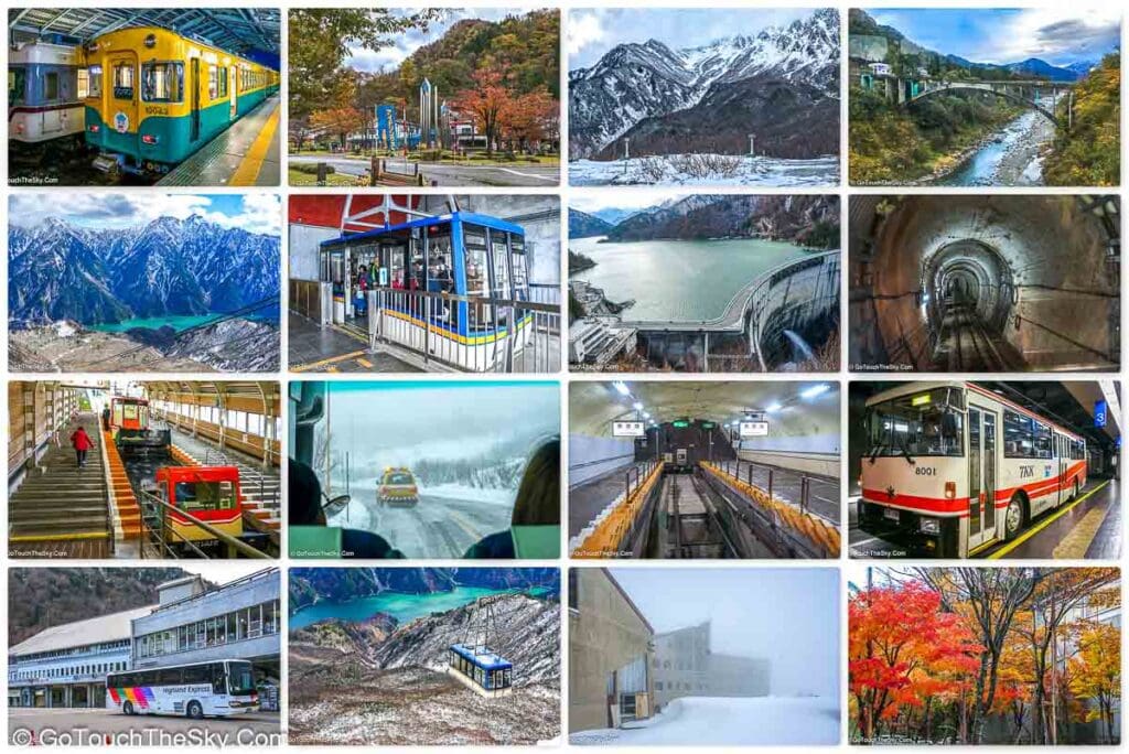 เส้นทาง Tateyama Kurobe Alpine Route ต้นฤดูใบไม้ผลิ