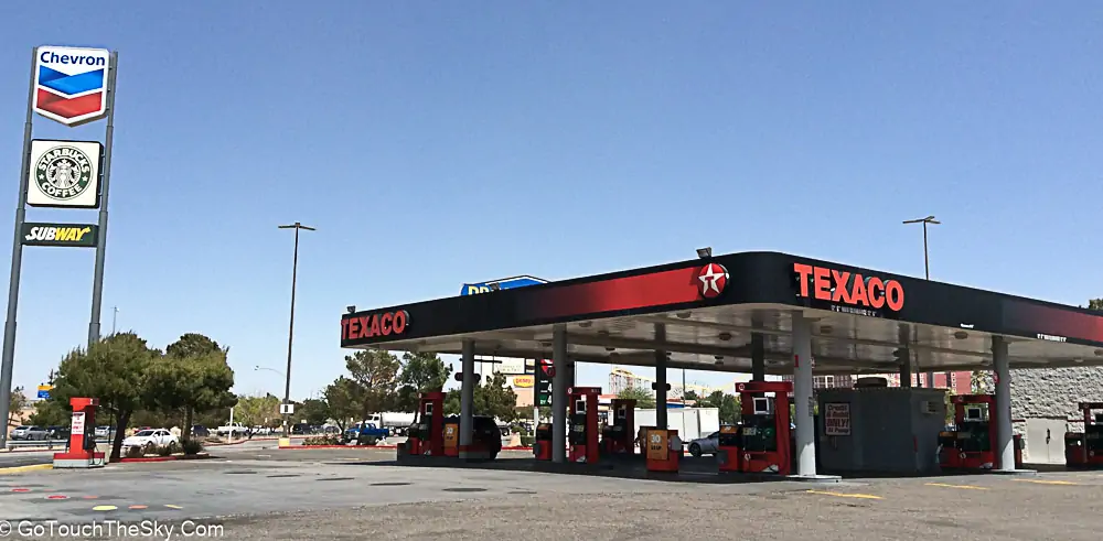 ปั๊มน้ำมัน Texaco ของบริษัท Chevron