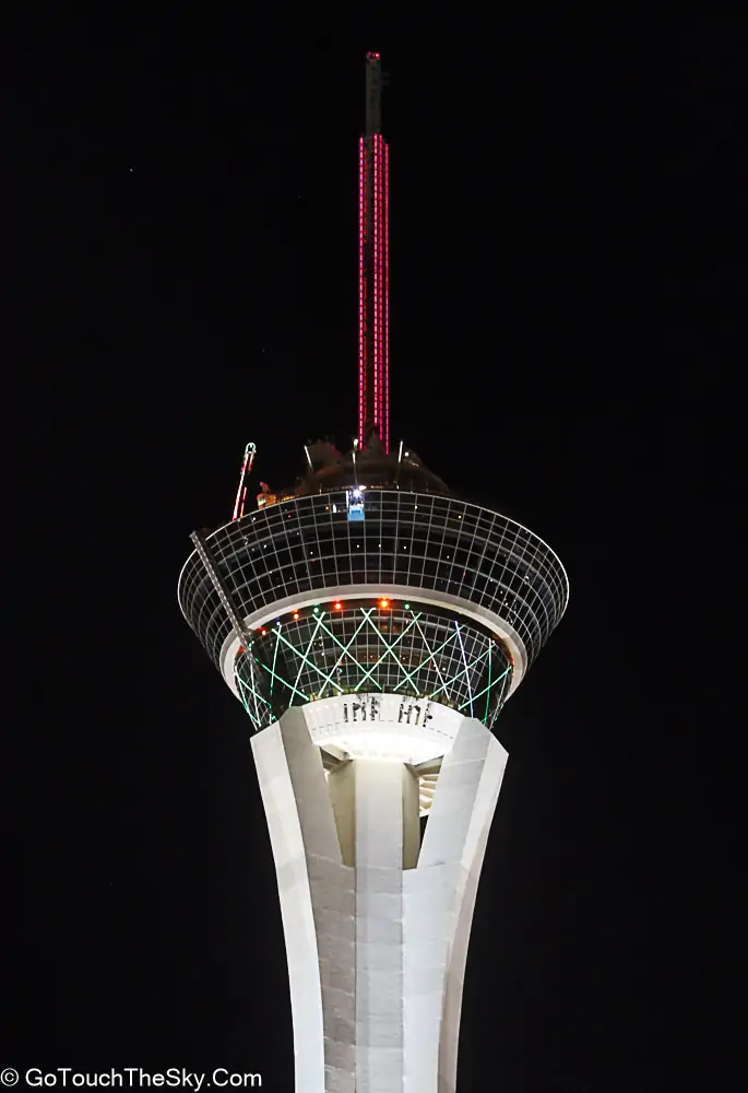 วิวสวยงามของหอคอย Stratosphere Tower