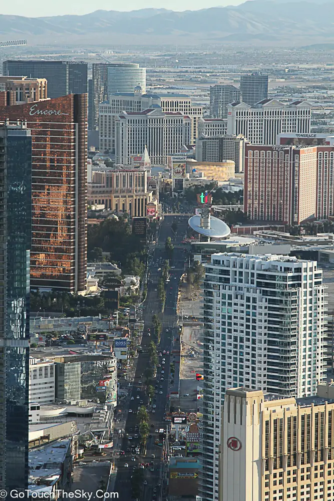 วิวถนน Las Vegas Boulevard The Strip ลาสเวกัส