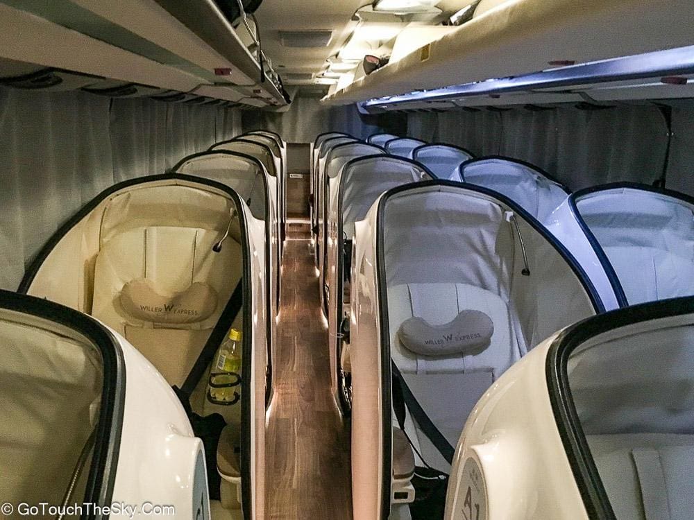 รถบัส Willer Express หน้าตาสวยงาม